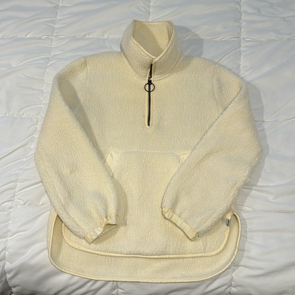 Madewell Polartec Cream Half-Zip - Picture 4 of 11